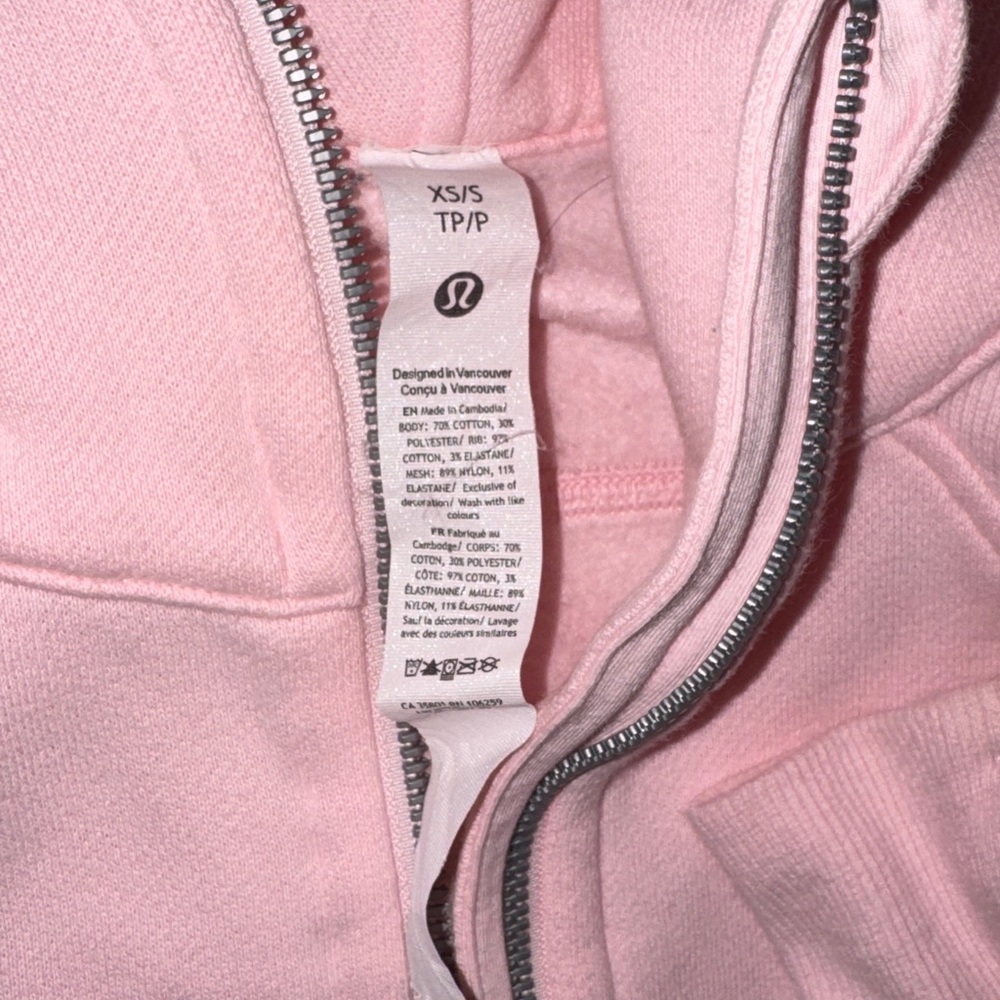 Lululemon Scuba sweatshirt Strawberry Milkshake - Picture 2 of 2